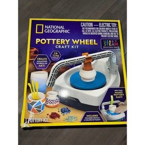 National Geographic RTPWHEEL Pottery Wheel Activity Set, Toy for Kids